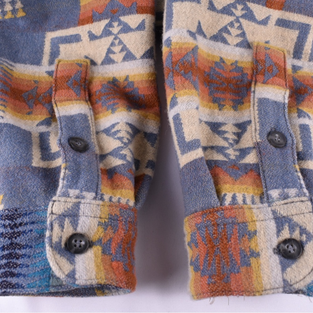 Pendleton Southwestern Wool Shirt Medium Aztec Pattern Women - Picture 6 of 6